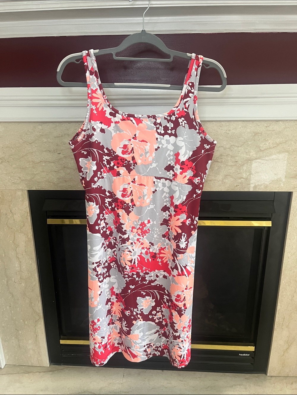 Columbia Performance Fishing Gear (PFG) Floral Scoop Neck Tank Dress - Picture 3 of 11